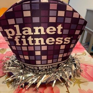 Purple and Silver Party Hat2026 new  years time sqare New York disco